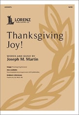 Thanksgiving Joy! SATB choral sheet music cover